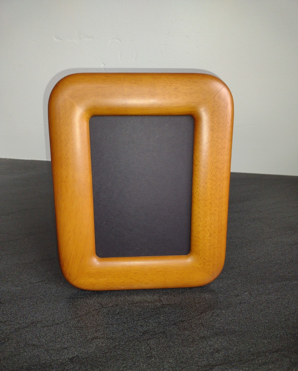 Teak Wood Picture Frame 5x7 Wood Wall Decor Golden Brown Modern Asian MCM